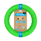 PitchDog - kroužek pro psy zelený 30 cm