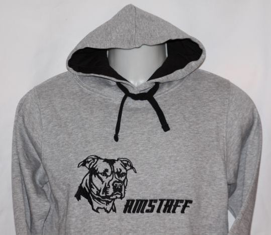 Mikina klokanka "Amstaff",vyšívaná, pánská (různé barvy)