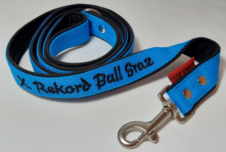 Vodítko s uchem š. 2,5 cm , nerezová karabina (250 kg) Bull Sraz 2023