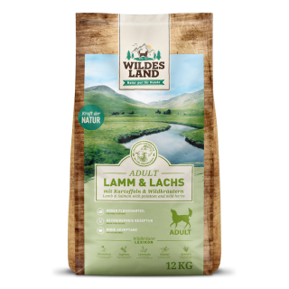 Lamb and salmon with potatoes and wild herbs 12kg - jehně,losos