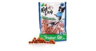 KIDDOG TRAINER GO mini kostičky s králíkem a brusinkami 250 g