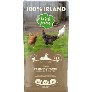 Irish Pure Senior Freiland-Huhn kuře se zeleninou a kelpou 12 kg